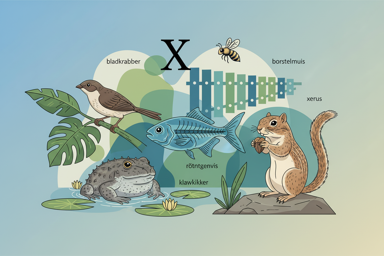 Dieren met de x: ontdek de diversiteit in het dierenrijk