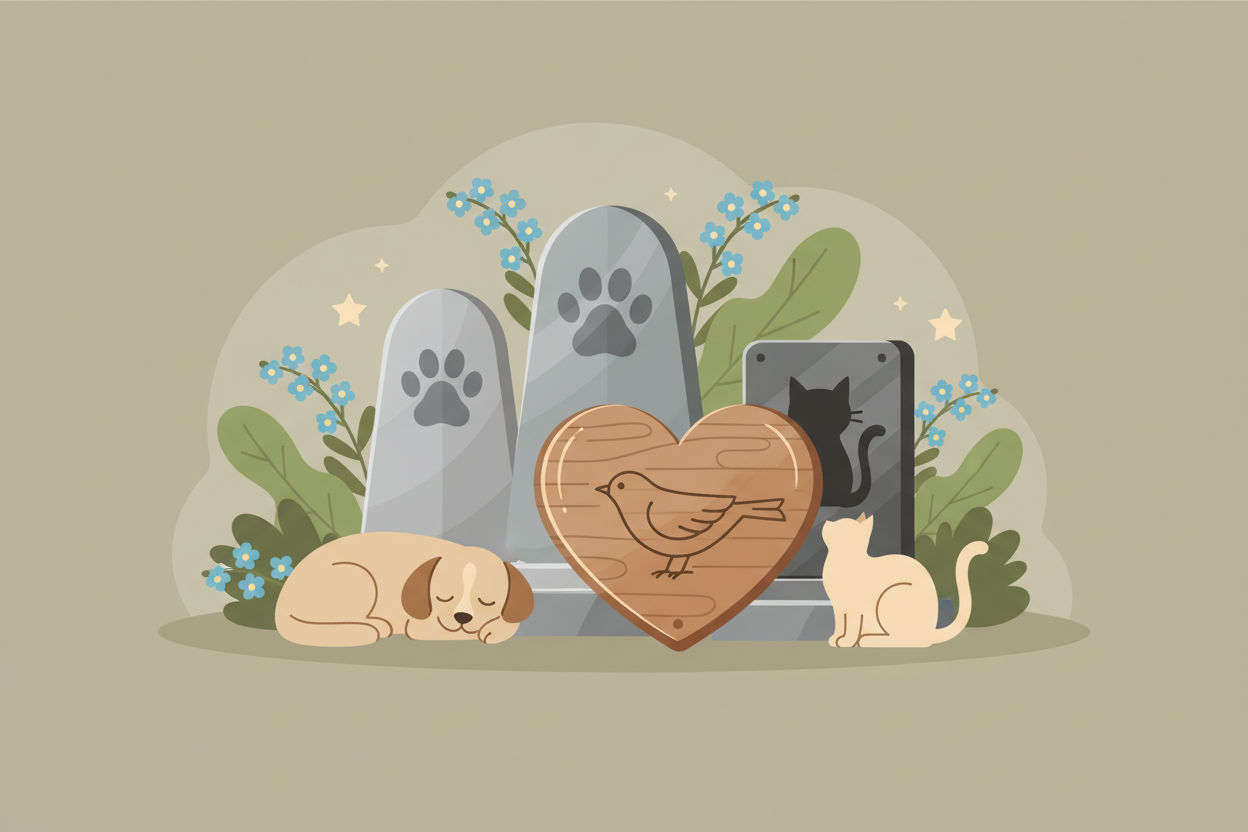Hoe je passende grafstenen voor dieren kiest