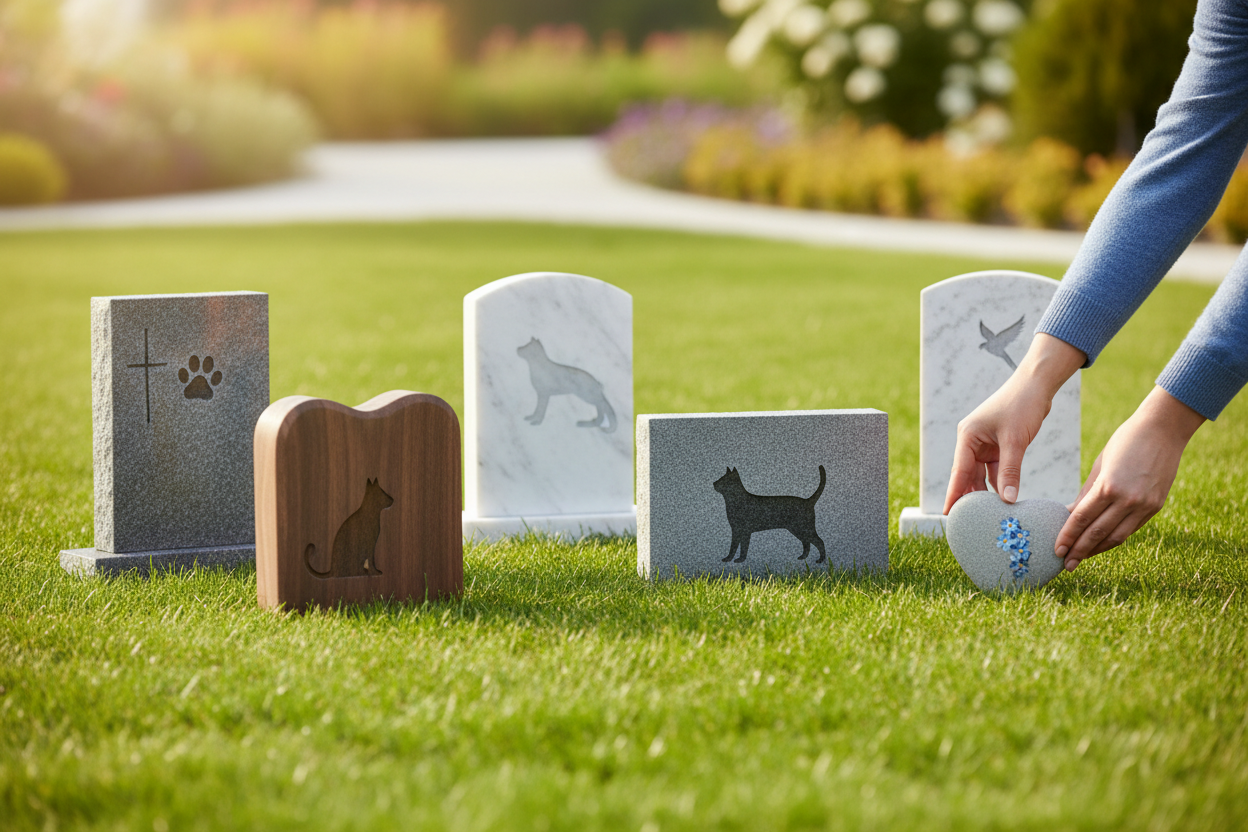 Hoe je passende grafstenen voor dieren kiest