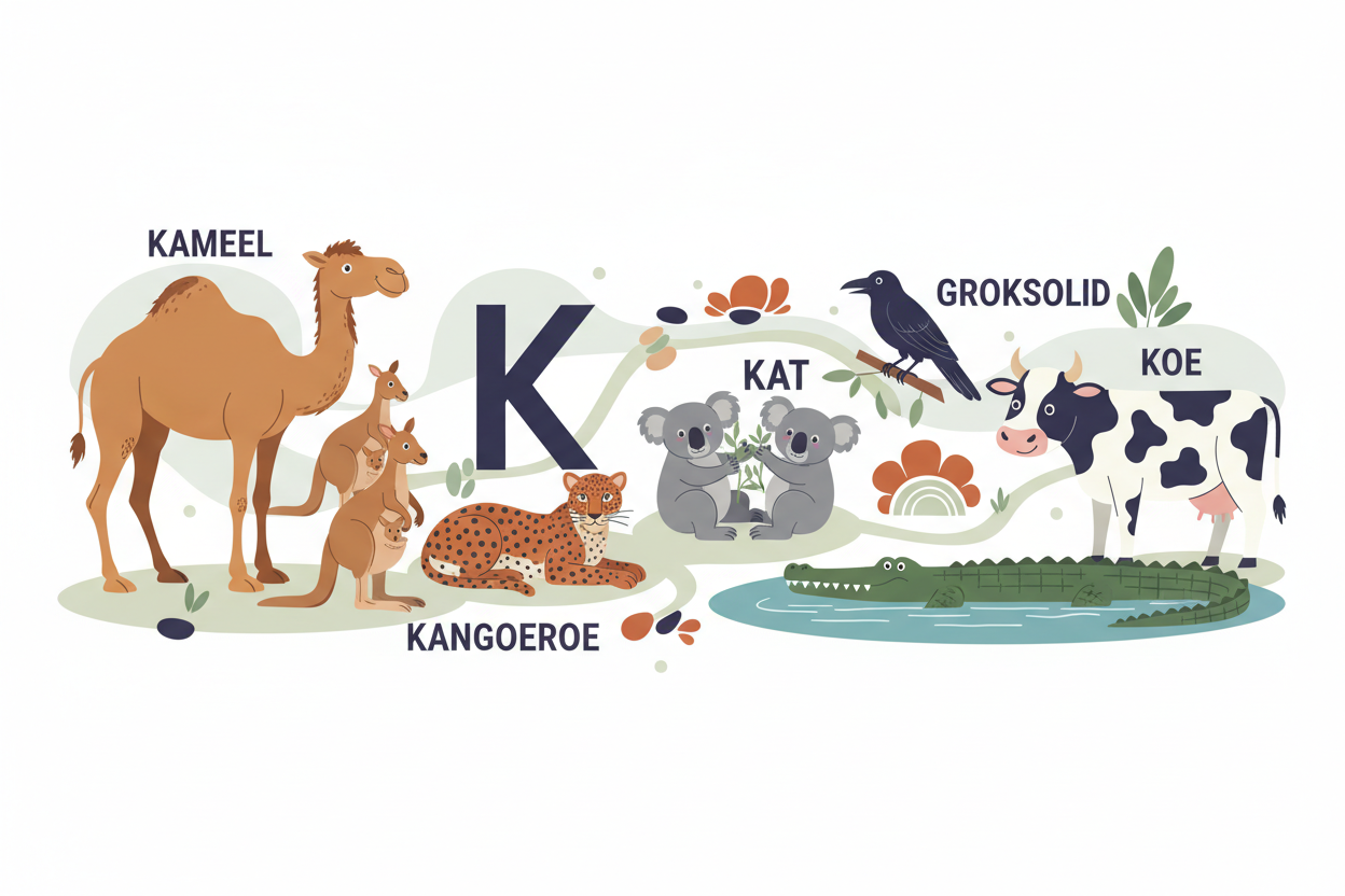 Lijst van dieren met k: ontdek hun unieke kenmerken