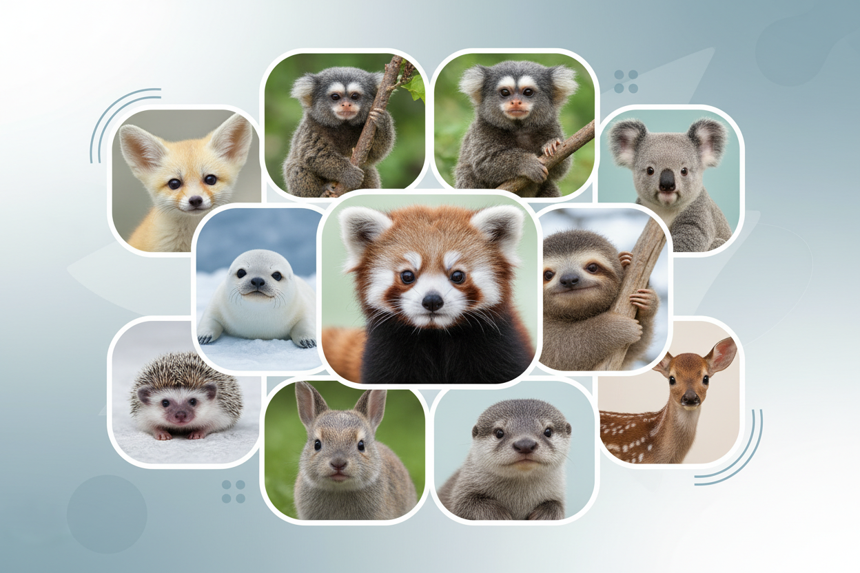 De top 10 schattigste dieren die je moet zien