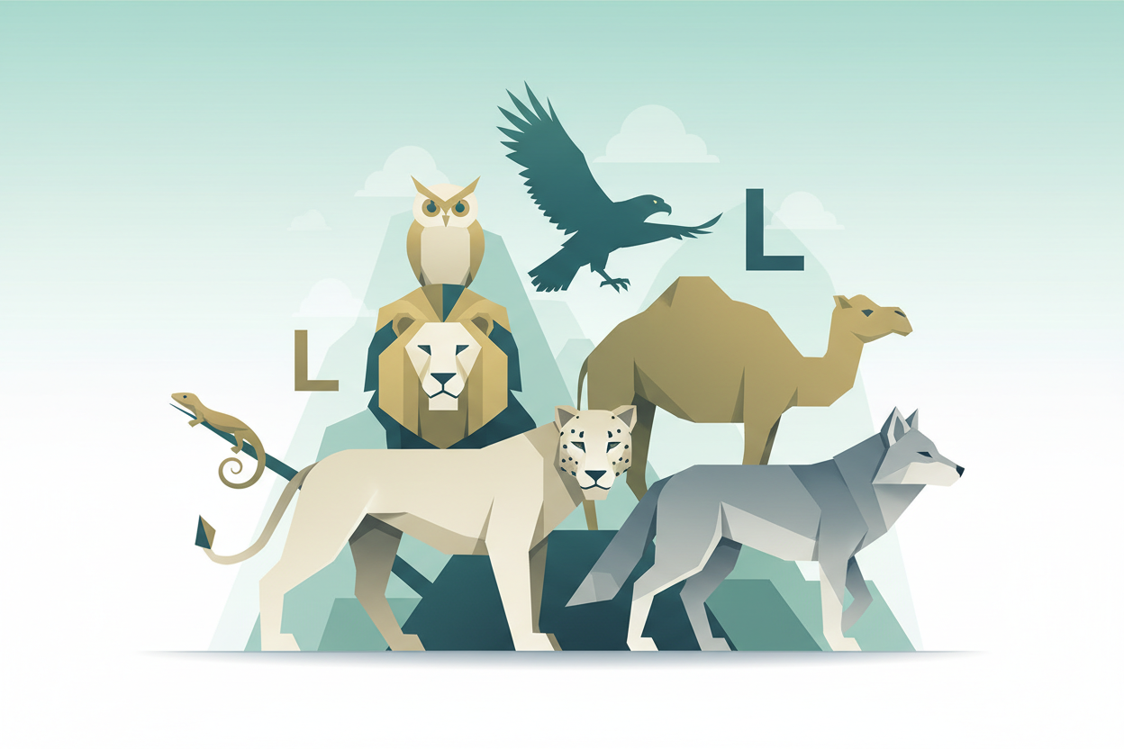Welke dieren hebben de l in hun naam? een overzicht